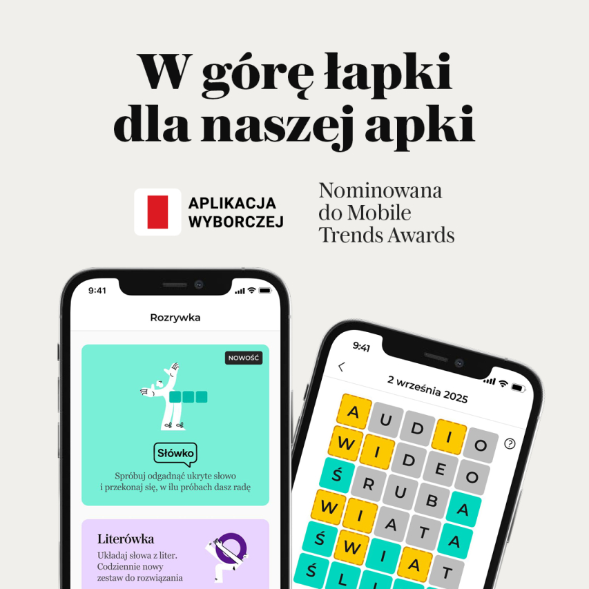 Aplikacja Wyborczej z&nbsp;nominacją do&nbsp;Mobile Trends Awards 2025